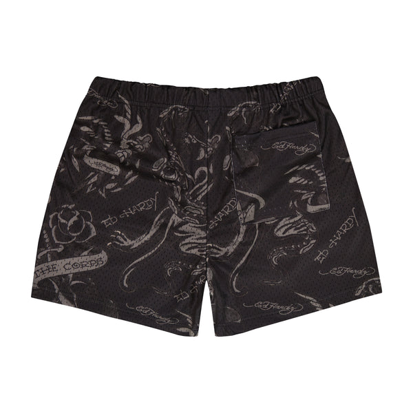 Ed Hardy Panther Men's Mesh Short