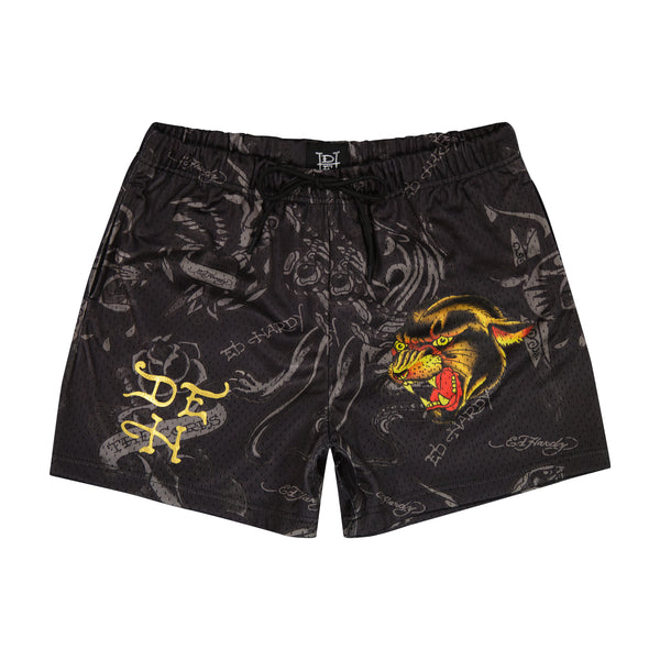 ed hardy Panther Men's Mesh Short
