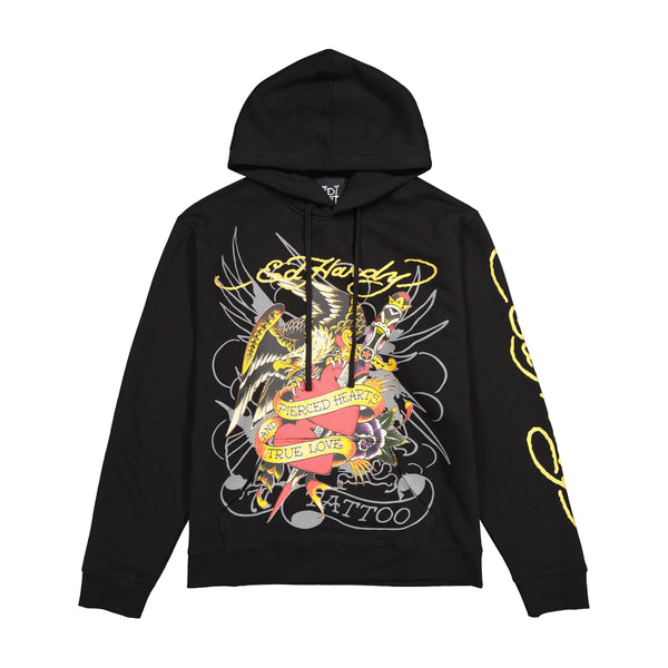 ed hardy Pierced Eagle Mens Hoodie