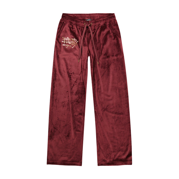 ed hardy Retro Tiger Y2K Velour Sweatpants