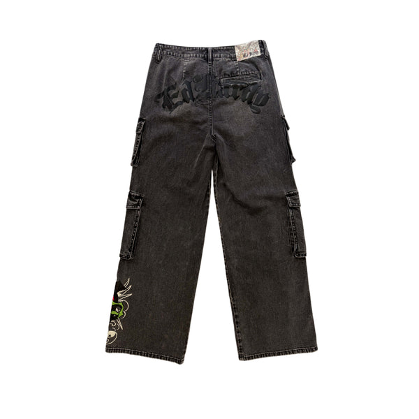 Ed Hardy Sacred Heart Cargo Jean