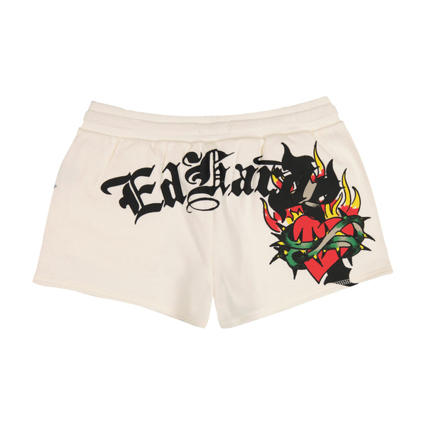 Ed Hardy Sacred Heart Fleece Short