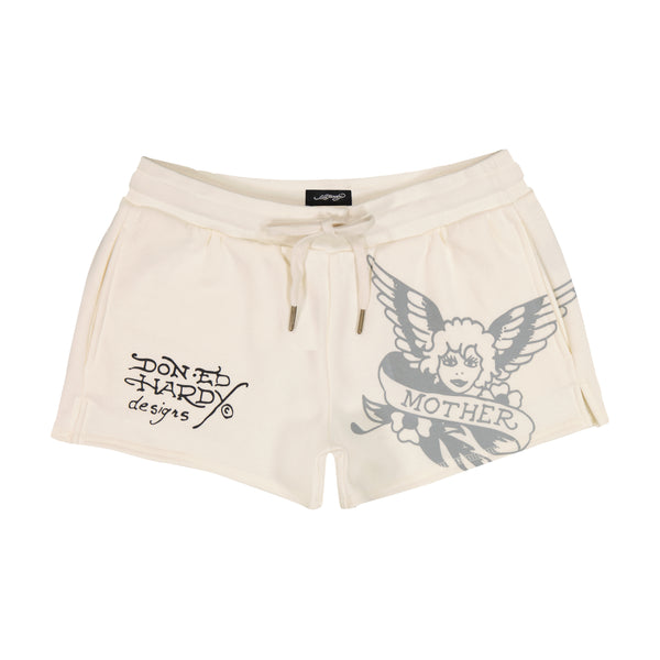 ed hardy Sacred Heart Fleece Short