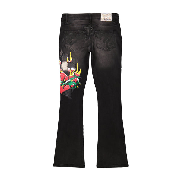 Ed Hardy Sacred Heart Low Waist Bootcut Jean