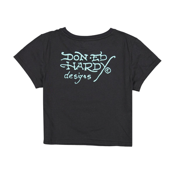 Ed Hardy Skull Butterfly Baby Tee