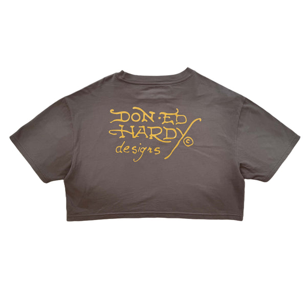 Ed Hardy Snake Heart Boxy Tee