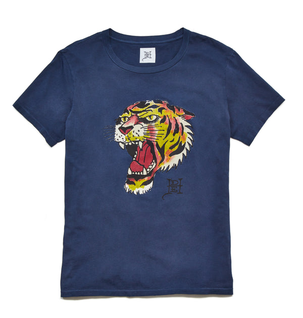 ed hardy Tiger Head Washed T-Shirt