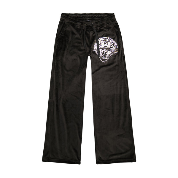 ed hardy Tiger Head Y2K Velour Sweatpants