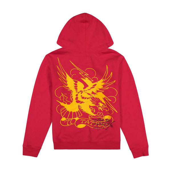 Ed Hardy Tiger Mountain Zip Front Hoodie