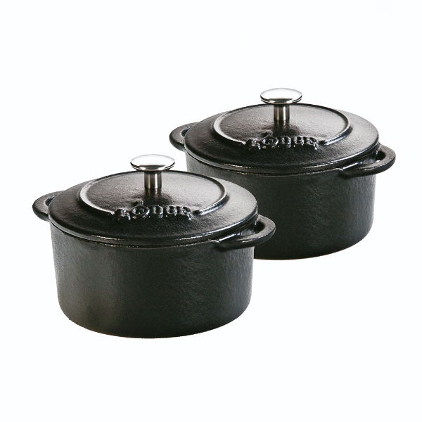 eddingtons 10OZ MATT BLK RD COCOTTES 5.13X4.13X3.25"(13.03X10.49X8.26CM