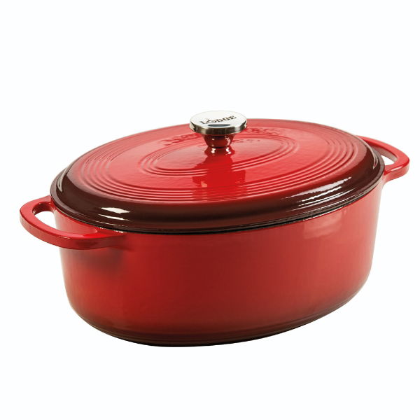 eddingtons 6.62 LTR OVAL DUTCH OVEN RED 39.88cm X 29.08cm X 15.95cm