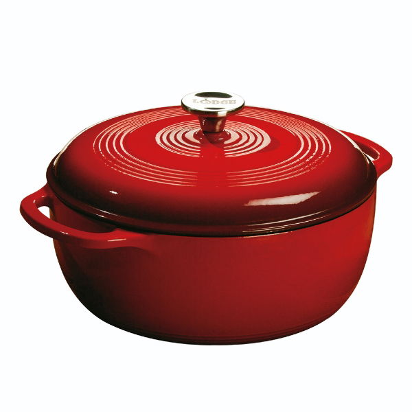 eddingtons 7.8 QRT DUTCH OVEN RED 13.38X12.63X6.13"(33.99X32.08X15.57C