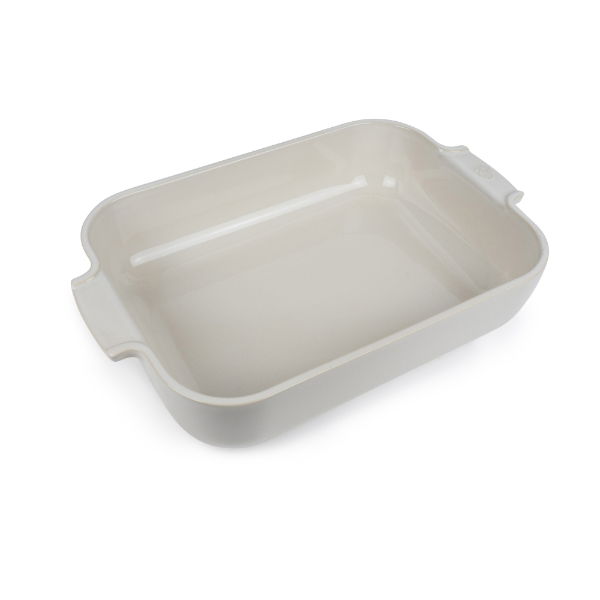 eddingtons APPOLIA CERAMICS ECRU RECTANGUAR BAKEWARE 36CM