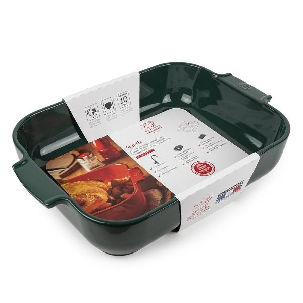 Eddingtons APPOLIA FOREST GREEN RECTANGULAR OVEN DISH 40CM