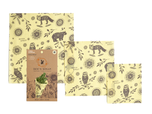 eddingtons BEES WRAP INTO THE WOODS 3 PACK ASSORTED