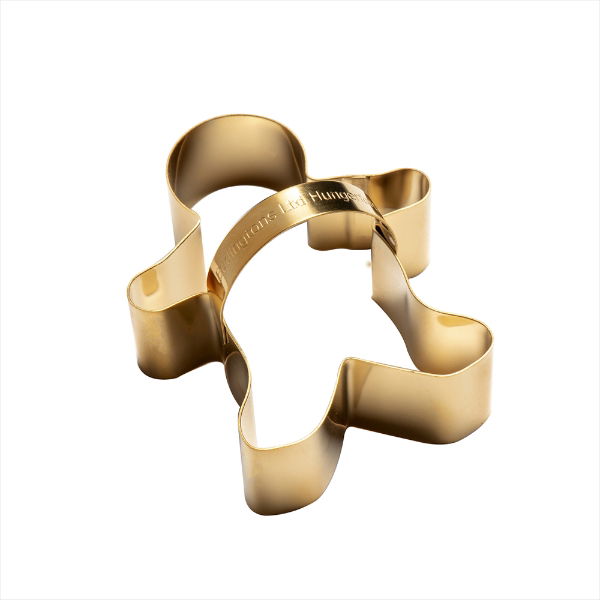 eddingtons CHRISTMAS GINGERBREAD MAN COOKIE CUTTER - BRASS