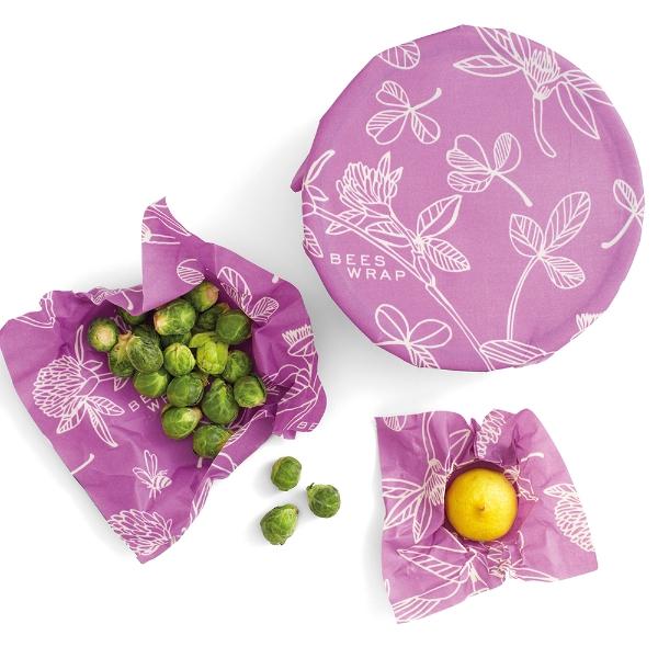 Eddingtons CLOVER-SET OF 3 ASSORTED SIZE BEES WRAPS