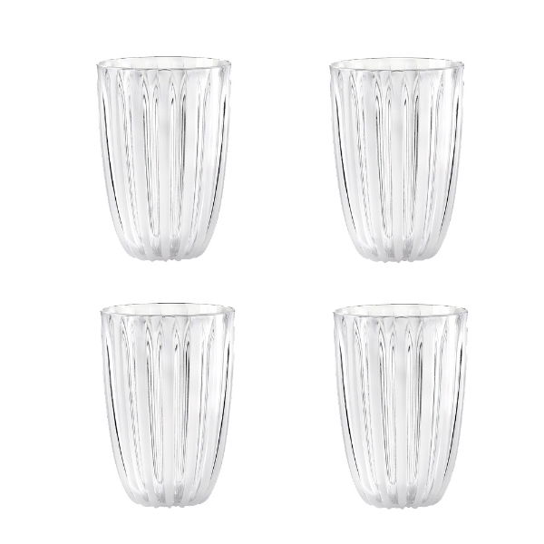 eddingtons DOLCE VITA MOTHER OF PEARL SET OF 4 TUMBLERS