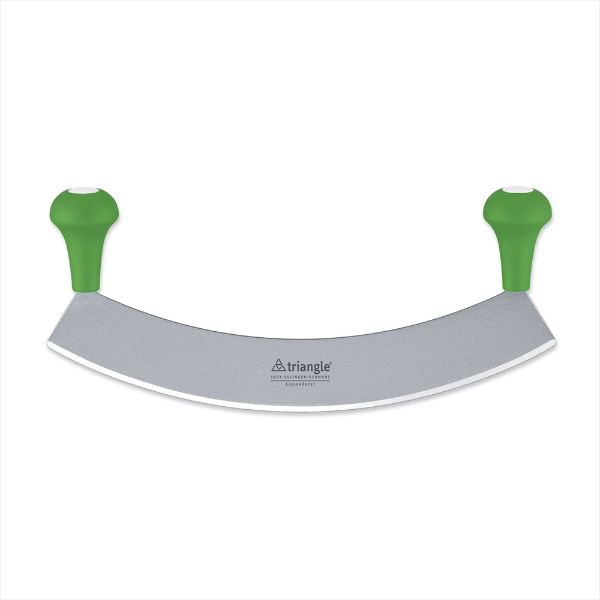 eddingtons 14in GREEN PIZZA ROCKER KNIFE