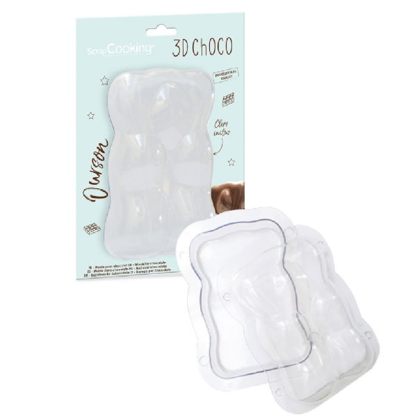 eddingtons 3D CHOCO MOULD TEDDY BEAR
