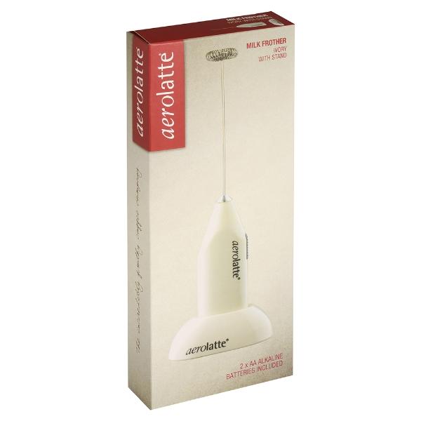 Eddingtons AEROLATTE MILK FROTHER WITH STAND IVORY