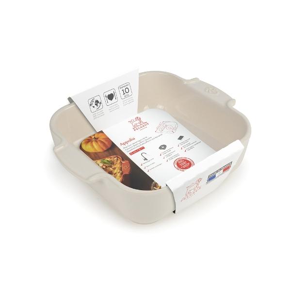 Eddingtons APPOLIA ECRU SQUARE OVEN DISH 21CM