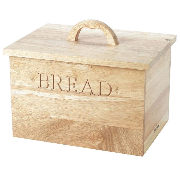 eddingtons BEECHWOOD LIDDED BREAD BIN