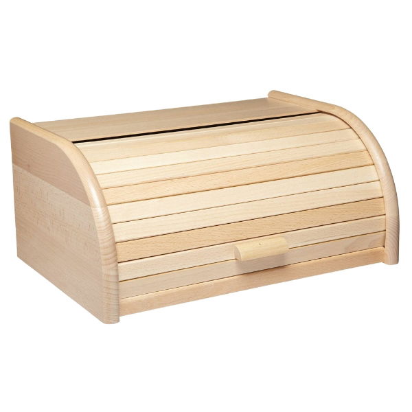 eddingtons BEECHWOOD ROLL TOP BREAD BIN