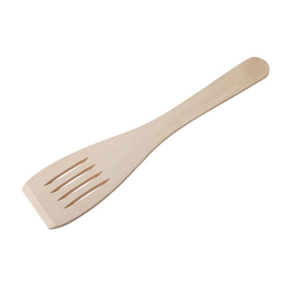 eddingtons BEECHWOOD SLOTTED SPATULA 11 INCH