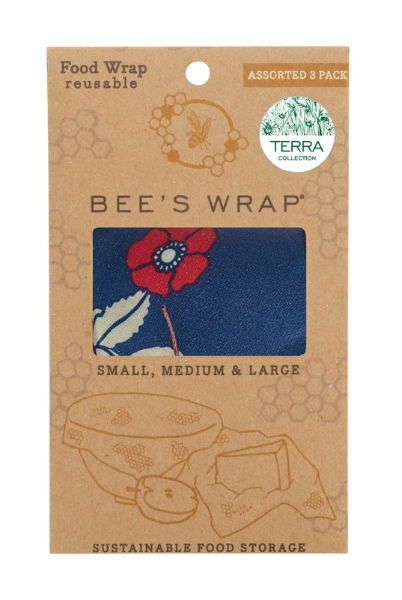 eddingtons BEESWRAP BOTANICAL ASSORTED SET OF 3