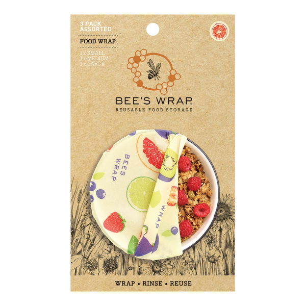 eddingtons BEESWRAP FRESH FRUIT ASSORTED 3 PACK
