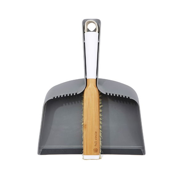 eddingtons CLEAN TEAM BRUSH & DUSTPAN SET GRAY WHITE