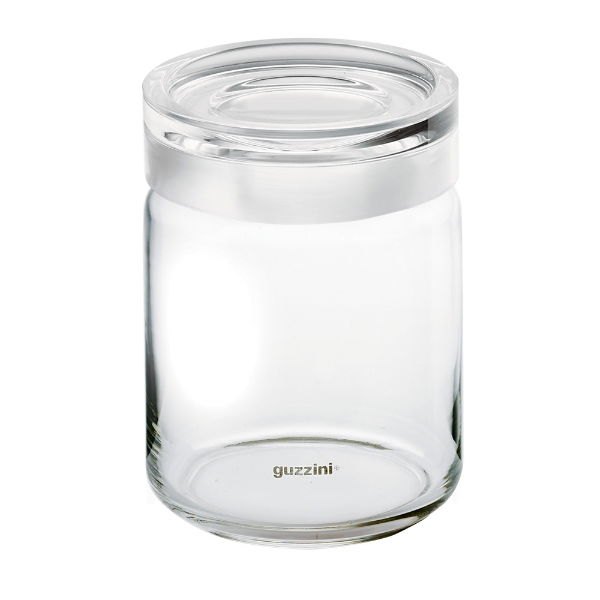 eddingtons CLEAR STORAGE JAR WITH AIRTIGHT LID 1L