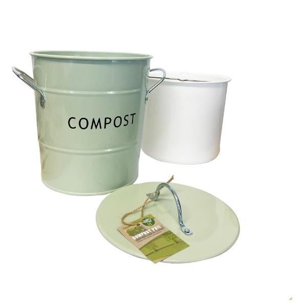 Eddingtons COMPOST PAIL DUCK EGG BLUE