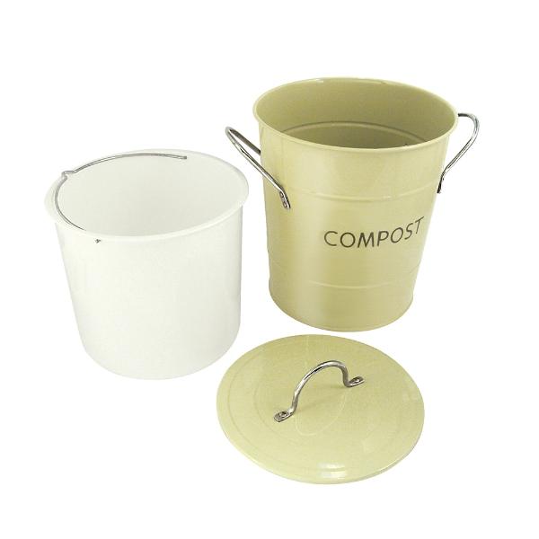 Eddingtons COMPOST PAIL SAGE GREEN