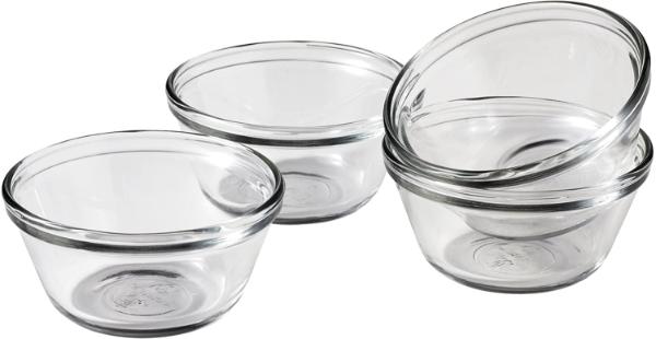 Eddingtons CUSTARD CLEAR CUP SET 4PCS