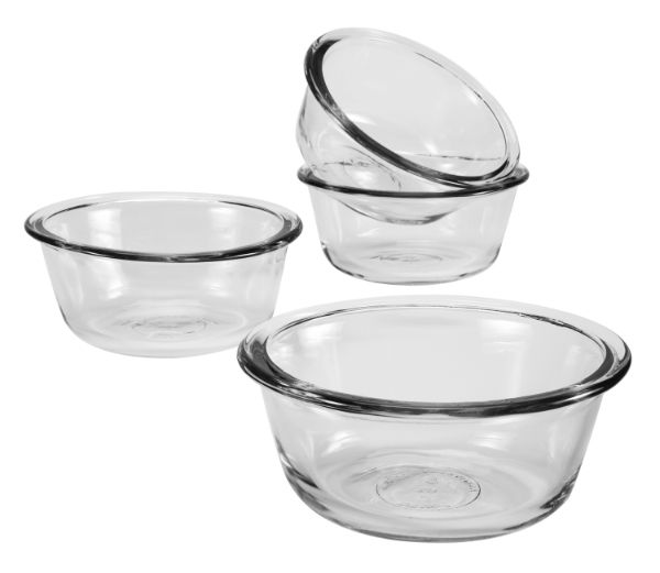 eddingtons CUSTARD CLEAR CUP SET 4PCS