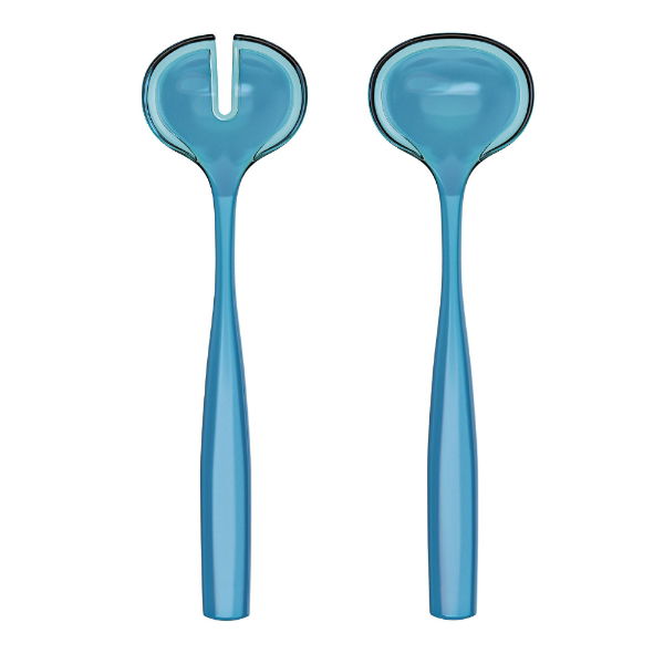 eddingtons DOLCE VITA TURQUOISE SALAD SERVERS