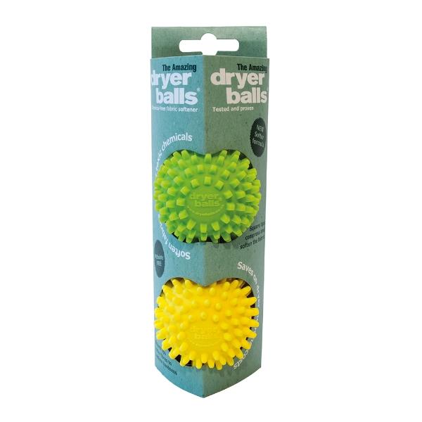Eddingtons DRYER BALL PACK OF 2 - GREEN AND YELLOW