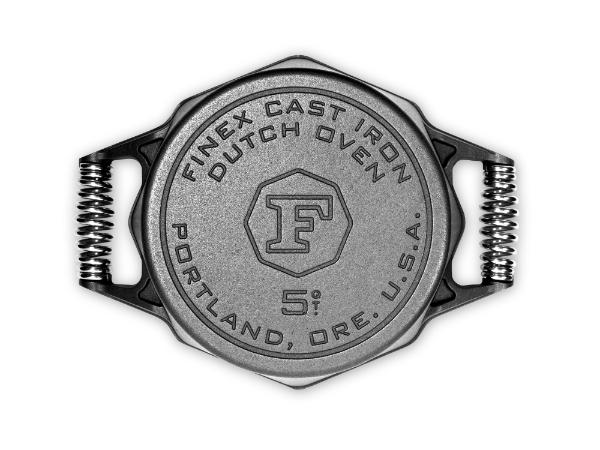 Eddingtons #FINEX 5 QT CAST IRON DUTCH OVEN