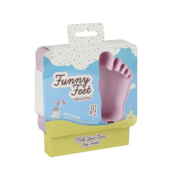 Eddingtons FUNNY FEET LOLLY - 2PC MOULD