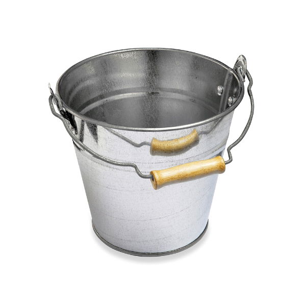 eddingtons GALVANISED BUCKET L25CM X W15CM DIA