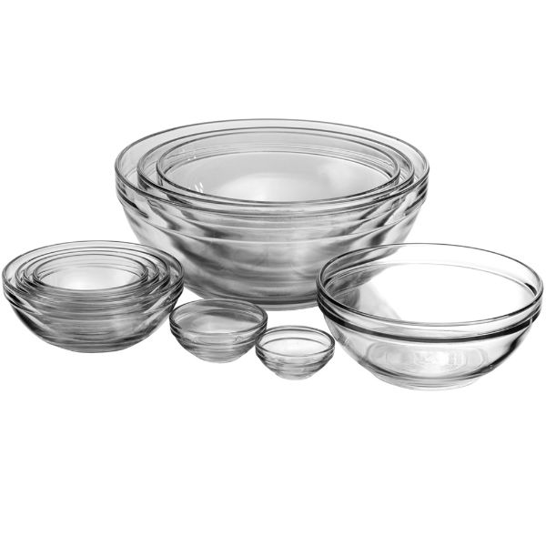 eddingtons GLASS BOWL SET 10PC