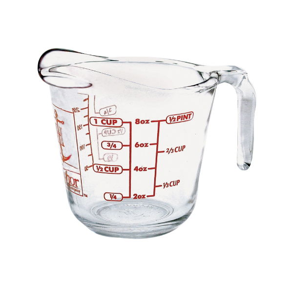 eddingtons GLASS MEASURING CUP 250ML