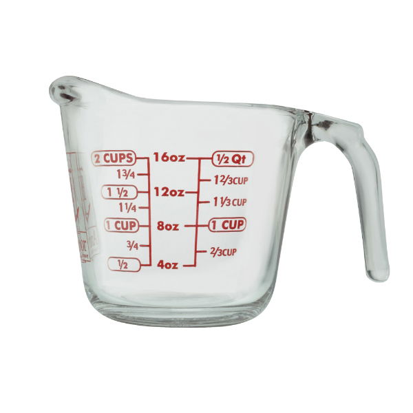 eddingtons GLASS MEASURING JUG 500ML