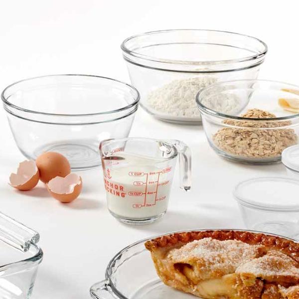 Eddingtons GLASS MIXING BOWL 4L