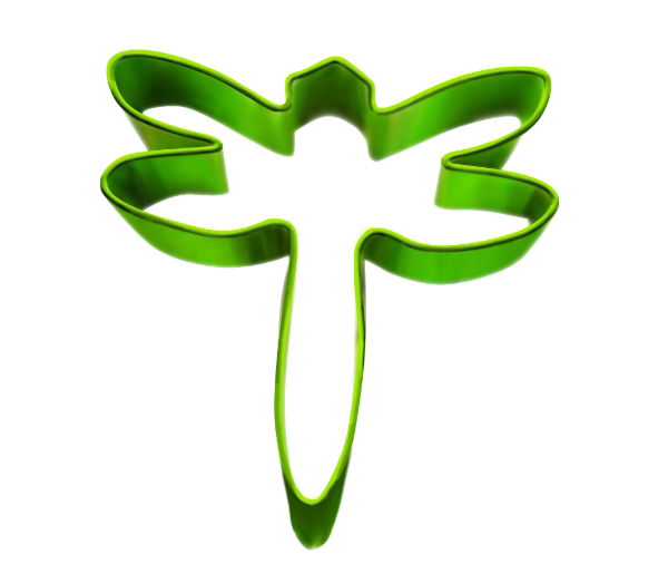 eddingtons GREEN DRAGONFLY CUTTER 9CM