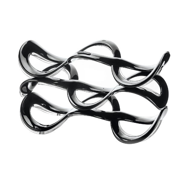 eddingtons GUZZINI CUVEE BLACK 5 BOTTLE WINE RACK