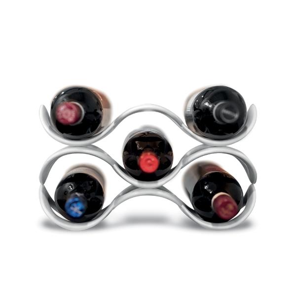 Eddingtons GUZZINI ICONS WHITE 5 BOTTLE WINE RACK