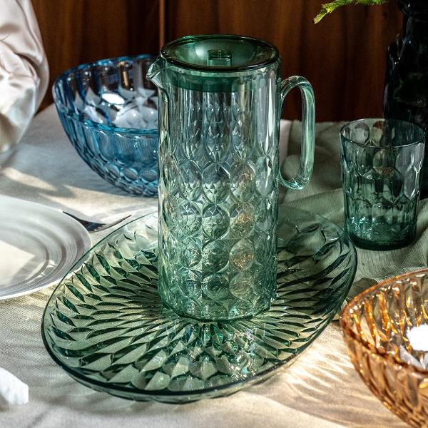 Eddingtons GUZZINI VANITY LARGE OVAL TRAY SKY BLUE